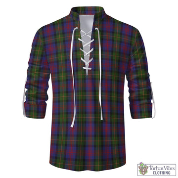 MacLennan (McLennan) Tartan Men's Scottish Traditional Jacobite Ghillie Kilt Shirt