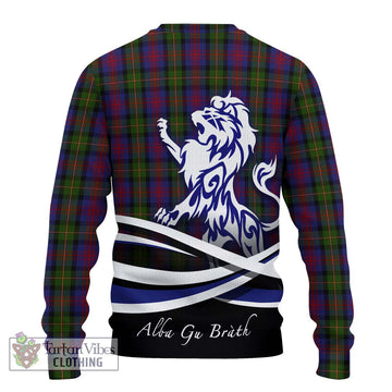 MacLennan (McLennan) Tartan Ugly Sweater with Alba Gu Brath Regal Lion Emblem