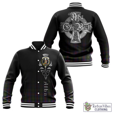 MacLennan (McLennan) Tartan Baseball Jacket Featuring Alba Gu Brath Family Crest Celtic Inspired