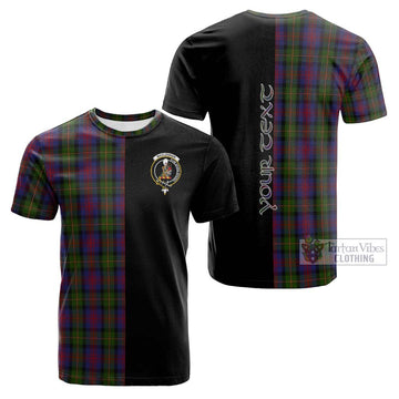 MacLennan (McLennan) Tartan Cotton T-shirt with Family Crest and Half Of Me Style