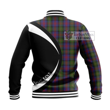 MacLennan (McLennan) Tartan Baseball Jacket with Family Crest Circle Style