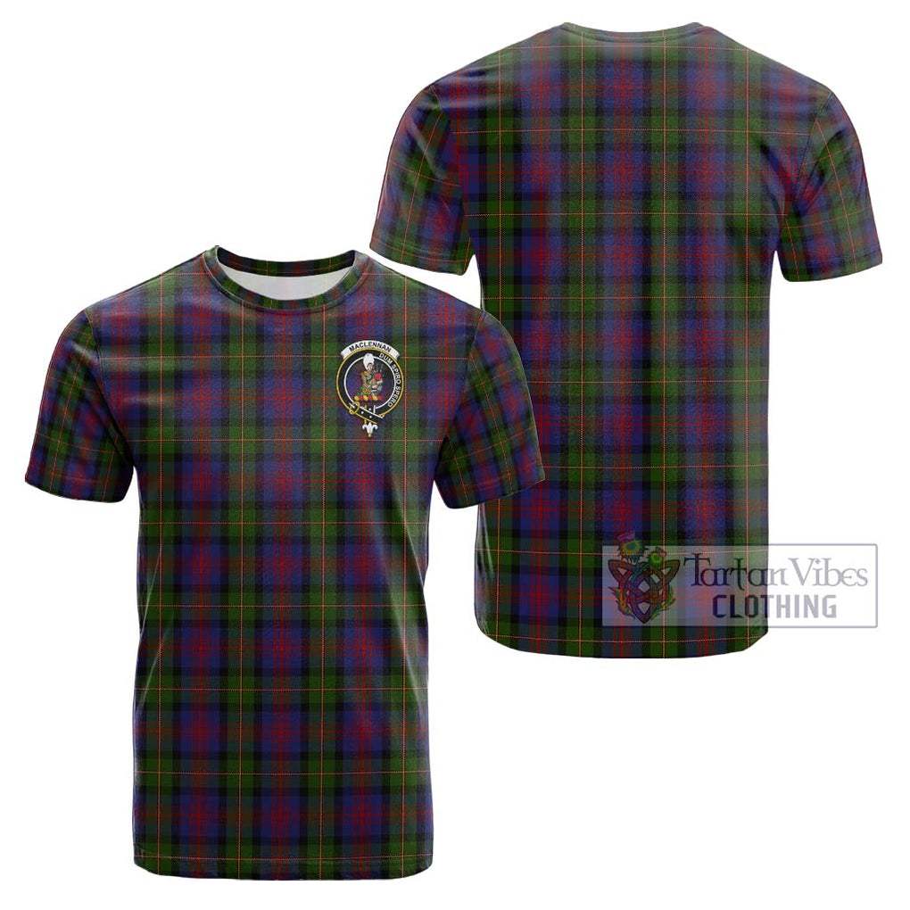 MacLennan (McLennan) Tartan Cotton T-Shirt with Family Crest Kid's Shirt - Tartanvibesclothing Shop