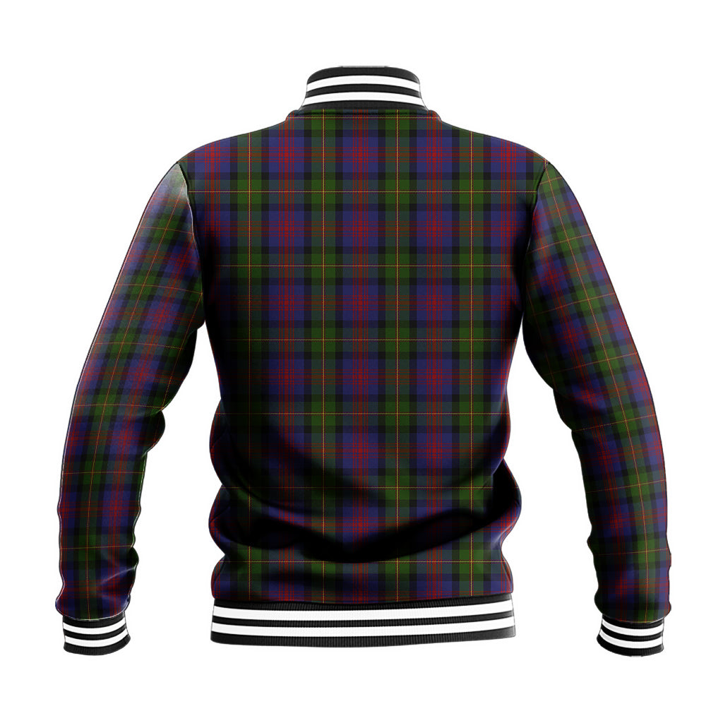 MacLennan (McLennan) Tartan Baseball Jacket with Family Crest - Tartan Vibes Clothing