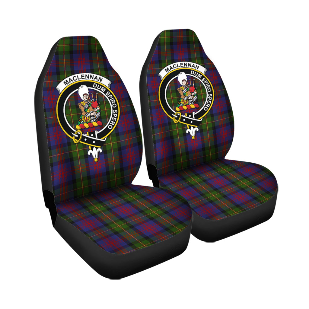 MacLennan (McLennan) Tartan Car Seat Cover with Family Crest - Tartan Vibes Clothing