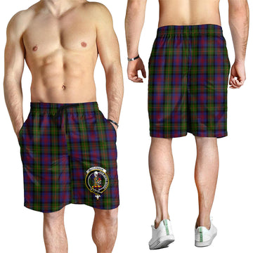 MacLennan (McLennan) Tartan Mens Shorts with Family Crest