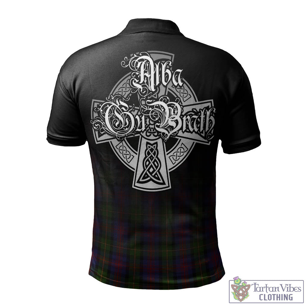 Tartan Vibes Clothing MacLennan Tartan Polo Shirt Featuring Alba Gu Brath Family Crest Celtic Inspired