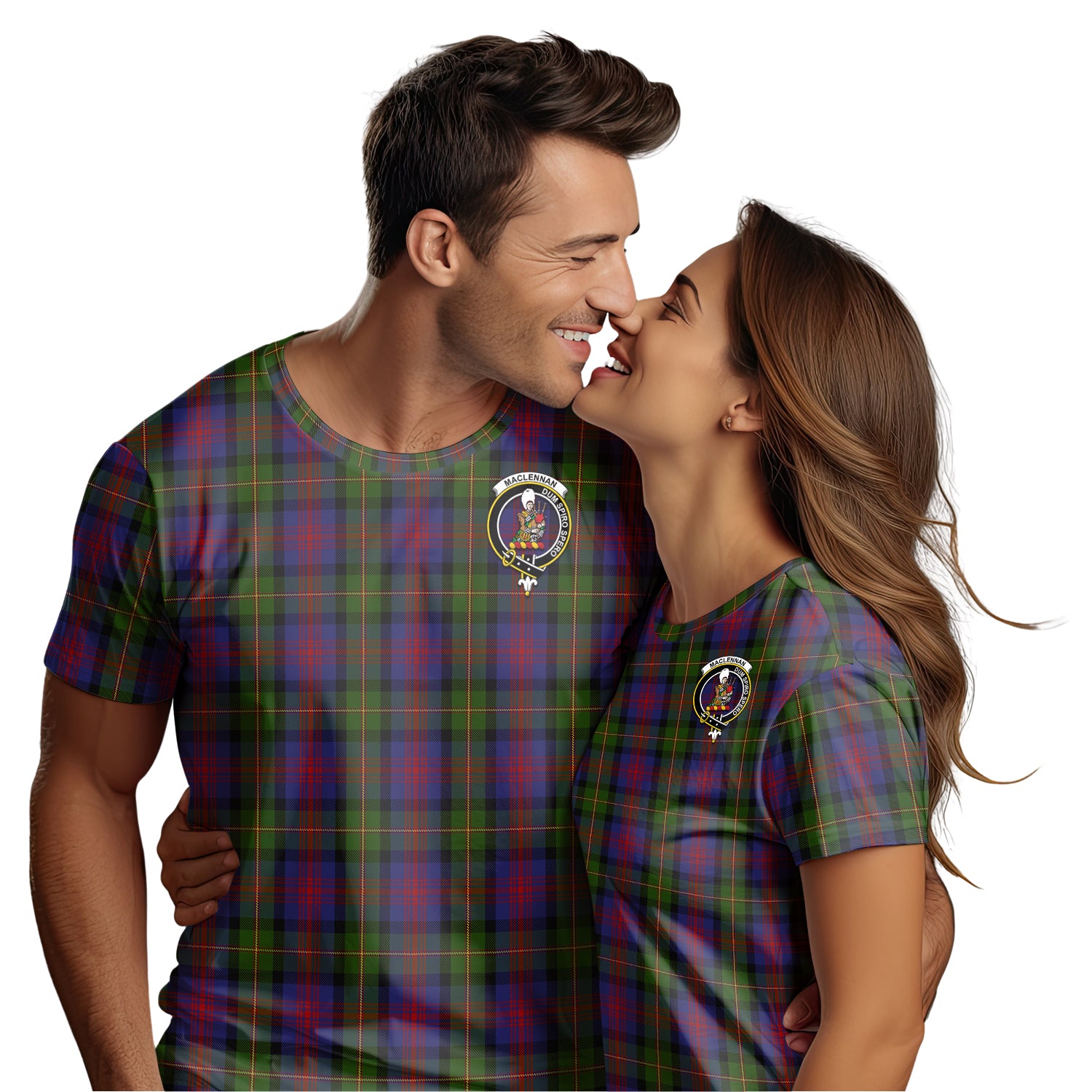 MacLennan (McLennan) Tartan T-Shirt with Family Crest - Tartan Vibes Clothing