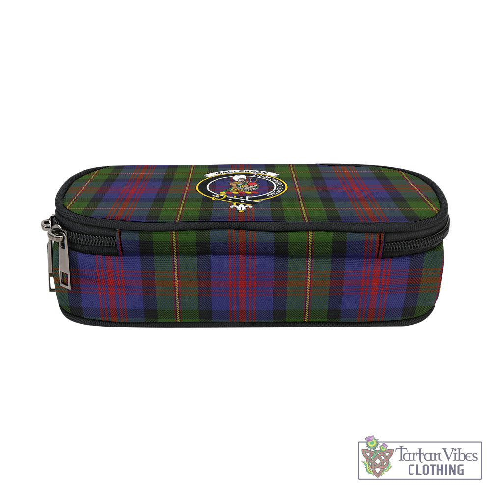 Tartan Vibes Clothing MacLennan Tartan Pen and Pencil Case with Family Crest