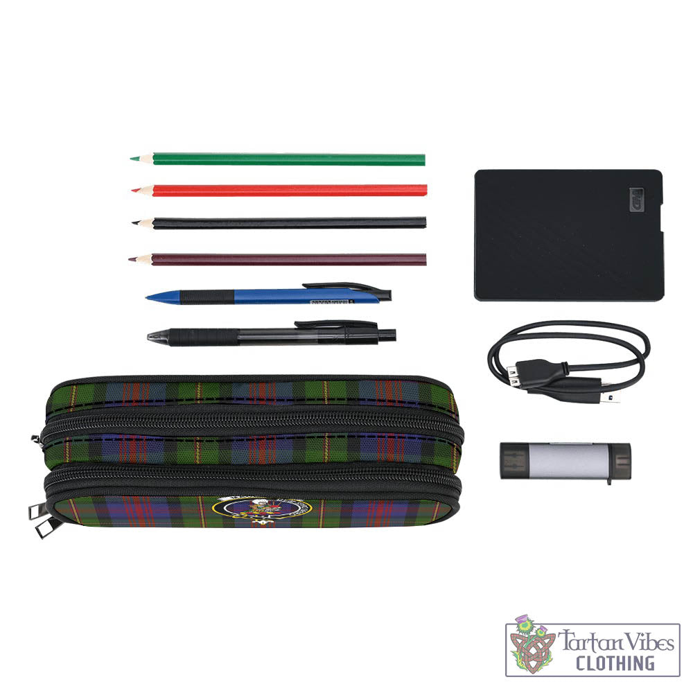 Tartan Vibes Clothing MacLennan Tartan Pen and Pencil Case with Family Crest