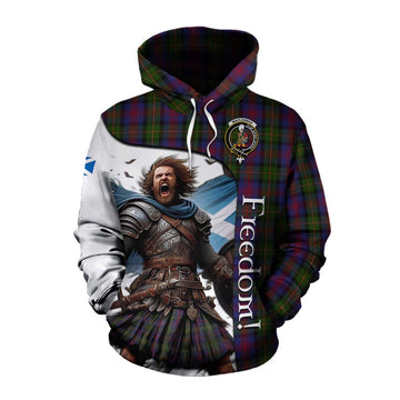 MacLennan (McLennan) Crest Tartan Cotton Hoodie Inspired by the Freedom of Scottish Warrior