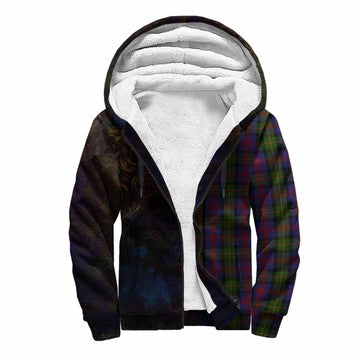 MacLennan (McLennan) Tartan Family Crest Sherpa Hoodie Alba Gu Brath Be Brave Lion Ancient Style Unisex S - Tartan Vibes Clothing