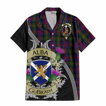 MacLennan (McLennan) Tartan Family Crest Hawaiian Shirt Lion Rampant Royal Thistle Shield Celtic Inspired Kid - Tartan Vibes Clothing