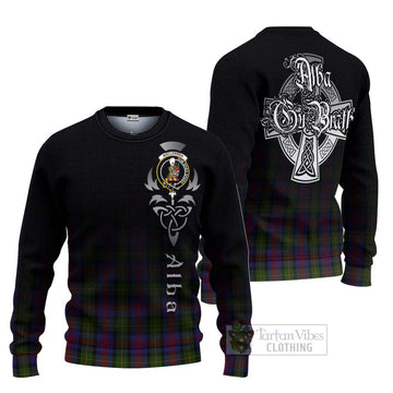 MacLennan (McLennan) Tartan Ugly Sweater Featuring Alba Gu Brath Family Crest Celtic Inspired