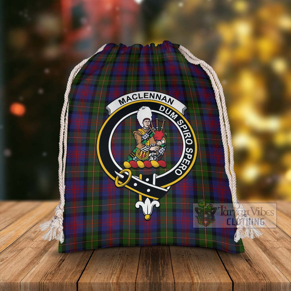 Tartan Vibes Clothing MacLennan (McLennan) Tartan Christmas Santa's Bag with Family Crest