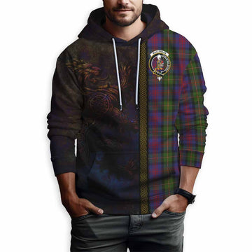 MacLennan (McLennan) Tartan Family Crest Hoodie Alba Gu Brath Be Brave Lion Ancient Style Pullover Hoodie - Tartan Vibes Clothing