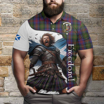 MacLennan (McLennan) Crest Tartan Polo Shirt Inspired by the Freedom of Scottish Warrior