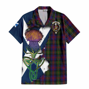 MacLennan (McLennan) Tartan Family Crest Hawaiian Shirt Scottish Thistle Celtic Inspired Kid - Tartan Vibes Clothing