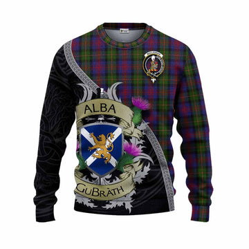 MacLennan (McLennan) Tartan Family Crest Knitted Sweater Lion Rampant Royal Thistle Shield Celtic Inspired Unisex - Tartan Vibes Clothing