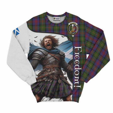 MacLennan (McLennan) Crest Tartan Sweatshirt Inspired by the Freedom of Scottish Warrior