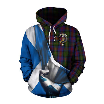 MacLennan (McLennan) Tartan Cotton Hoodie with Family Crest Scotland Patriotic Style Pullover Hoodie XS - Tartan Vibes Clothing