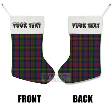 MacLennan (McLennan) Tartan Christmas Stocking with Personalized Text