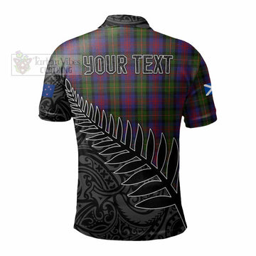 MacLennan (McLennan) Crest Tartan Polo Shirt with New Zealand Silver Fern Half Style