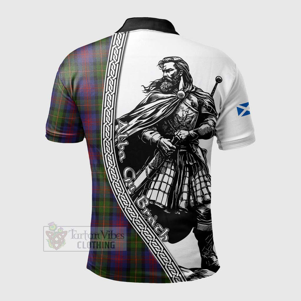 Tartan Vibes Clothing MacLennan (McLennan) Tartan Clan Crest Polo Shirt with Highlander Warrior Celtic Style