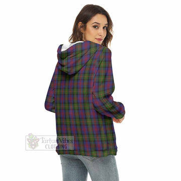 MacLennan (McLennan) Tartan Women's Borg Fleece Hoodie with Half Zip - Tartan Vibes Clothing
