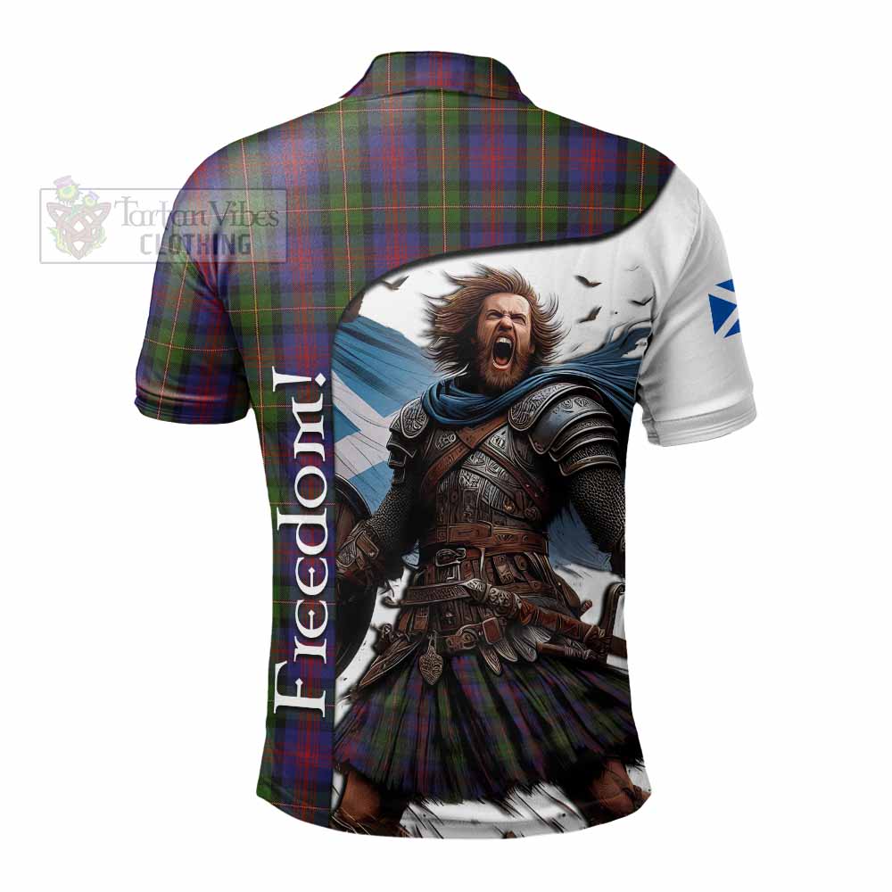 Tartan Vibes Clothing MacLennan (McLennan) Crest Tartan Polo Shirt Inspired by the Freedom of Scottish Warrior