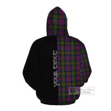 MacLennan (McLennan) Tartan Cotton Hoodie with Family Crest and Half Of Me Style