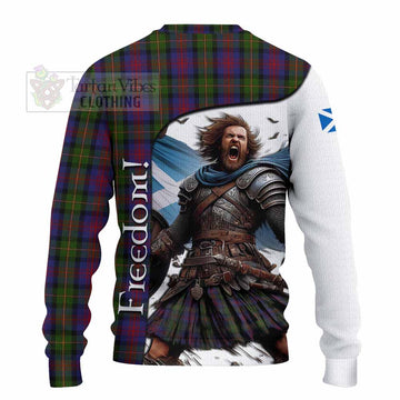 MacLennan (McLennan) Crest Tartan Knitted Sweater Inspired by the Freedom of Scottish Warrior