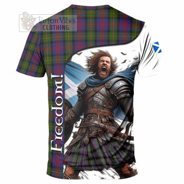 MacLennan (McLennan) Crest Tartan T-Shirt Inspired by the Freedom of Scottish Warrior