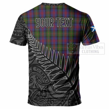 MacLennan (McLennan) Crest Tartan T-Shirt with New Zealand Silver Fern Half Style