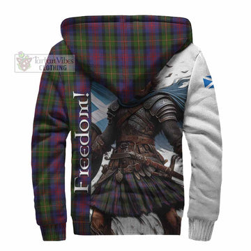 MacLennan (McLennan) Crest Tartan Sherpa Hoodie Inspired by the Freedom of Scottish Warrior