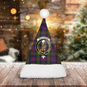 MacLennan (McLennan) Tartan Christmas Santa Hats with Family Crest