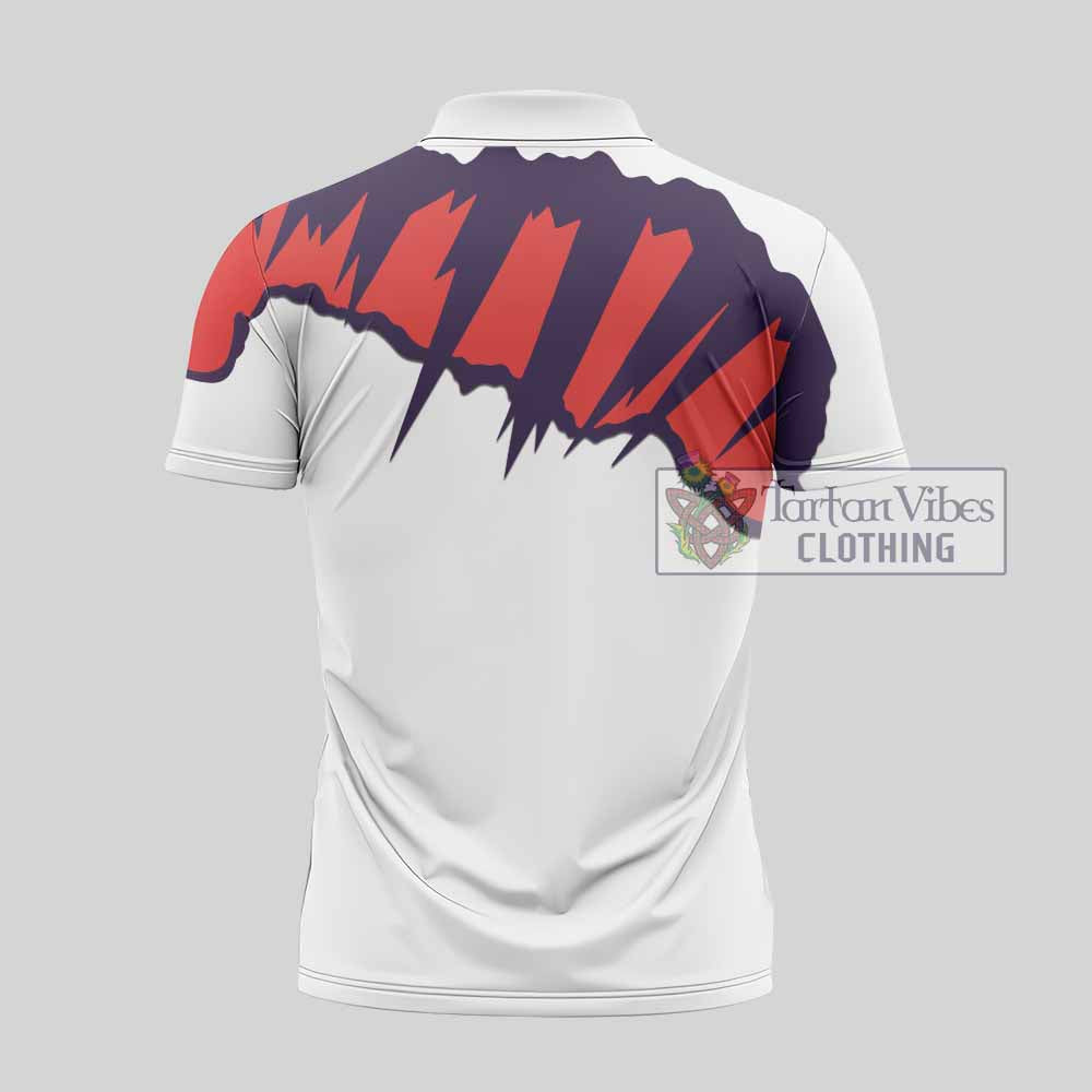 MacLennan (McLennan) Clan Crest Zipper Polo Shirt with Retro Sport Style - 2D-tartanvibesclothing