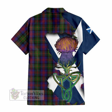 MacLennan (McLennan) Tartan Family Crest Hawaiian Shirt Scottish Thistle Celtic Inspired - Tartan Vibes Clothing