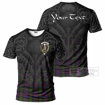 MacLennan (McLennan) Tartan T-Shirt with Family Crest Celtic Thistle Vibes