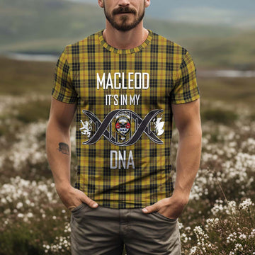 MacLeod Tartan T-Shirt with Family Crest DNA In Me Style