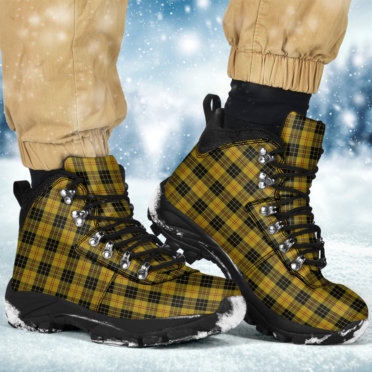 MacLeod Tartan Alpine Boots - Tartanvibesclothing