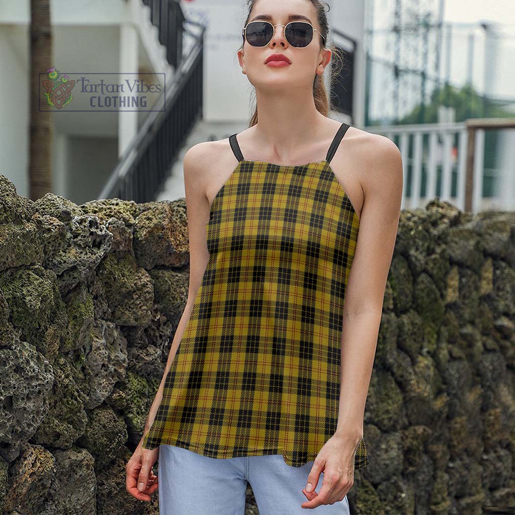 Tartan Vibes Clothing MacLeod Tartan Loose Halter Neck Camisole