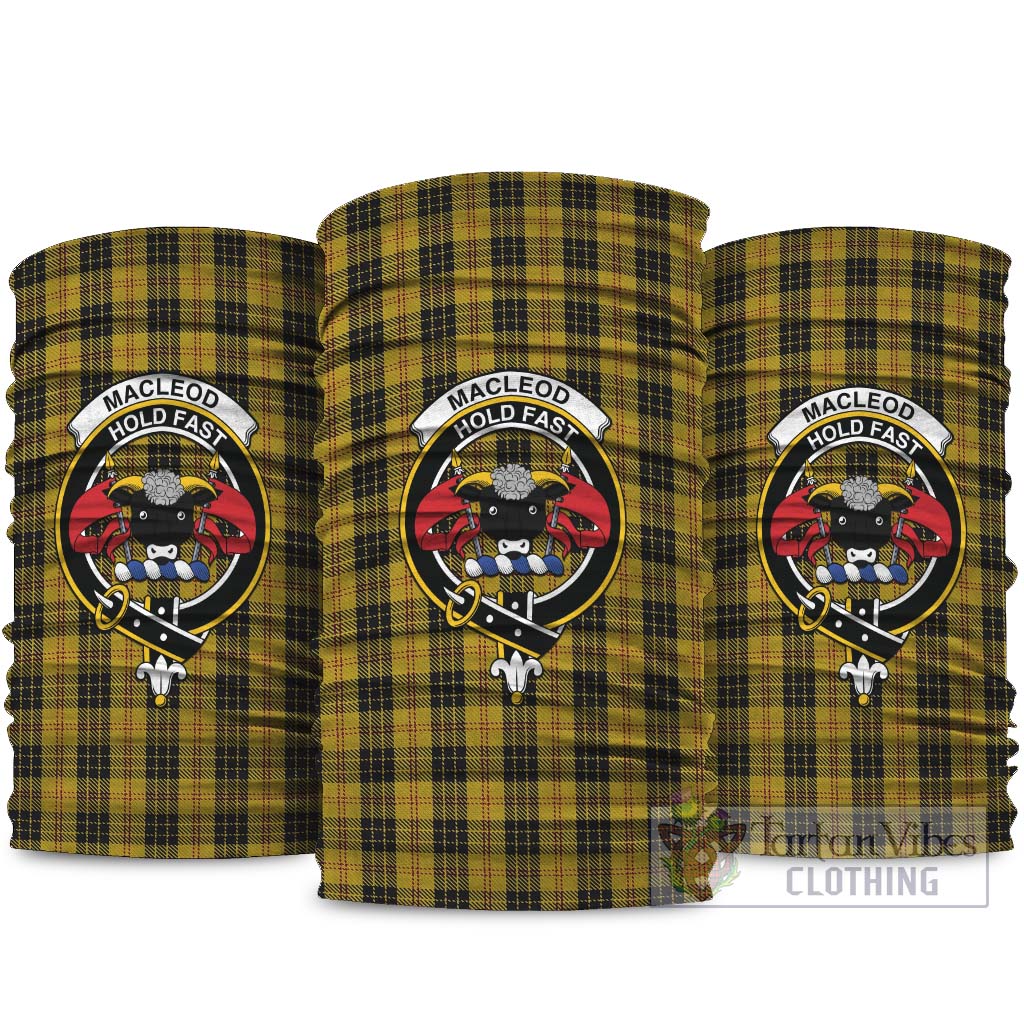 MacLeod Tartan Neck Gaiters, Tartan Bandanas, Tartan Head Band with Family Crest