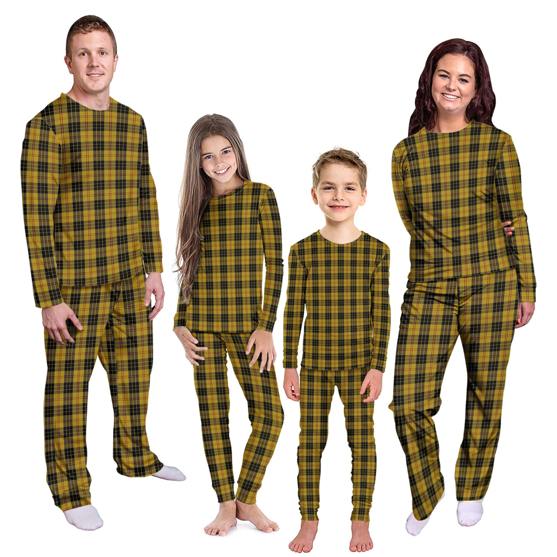 MacLeod Tartan Pajamas Family Set Kid - Tartan Vibes Clothing