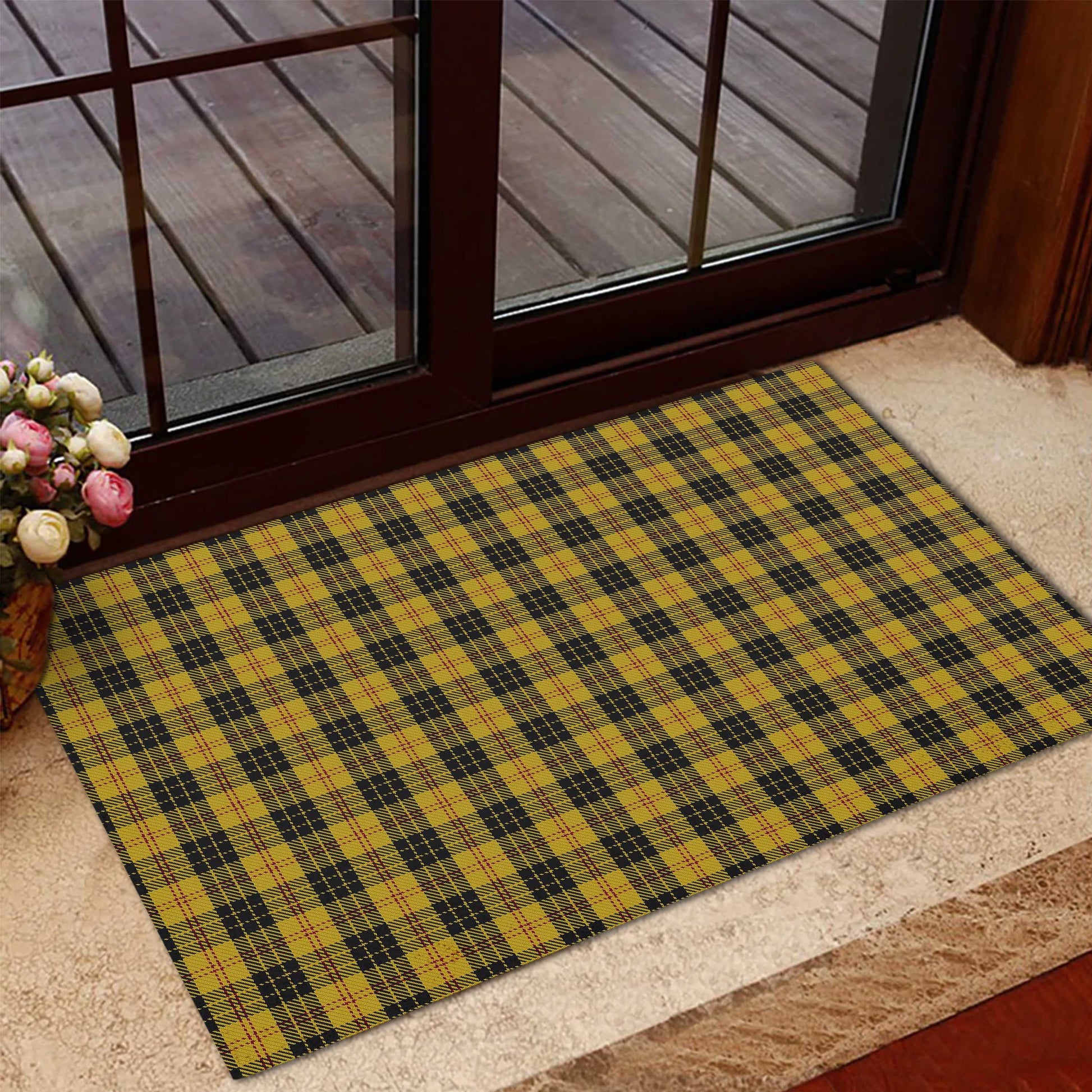 MacLeod Tartan Door Mat - Tartanvibesclothing