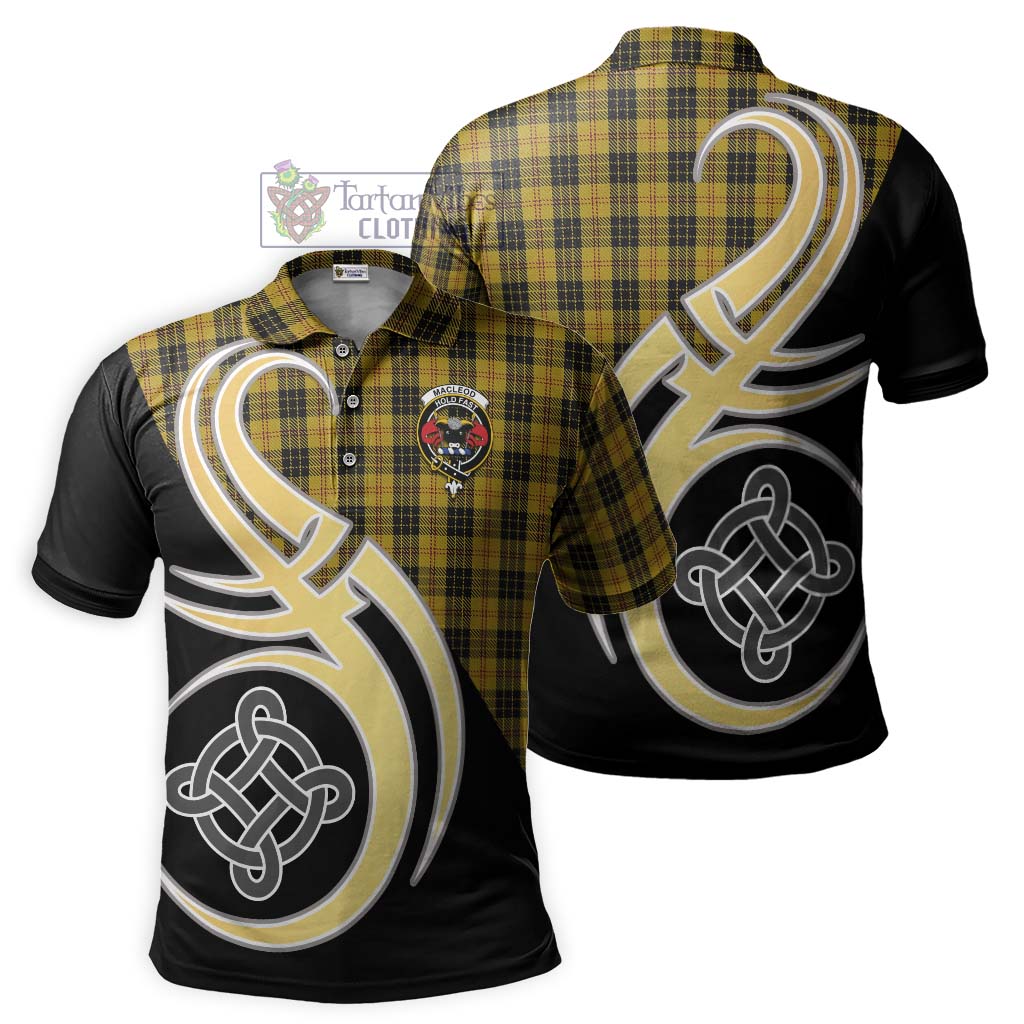 MacLeod Tartan Polo Shirt with Family Crest and Celtic Symbol Style Kid - Tartan Vibes Clothing