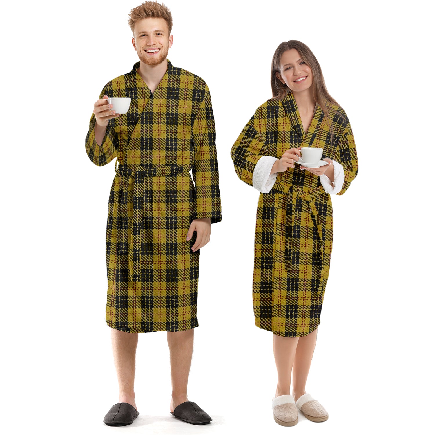 MacLeod Tartan Bathrobe Unisex S - Tartan Vibes Clothing