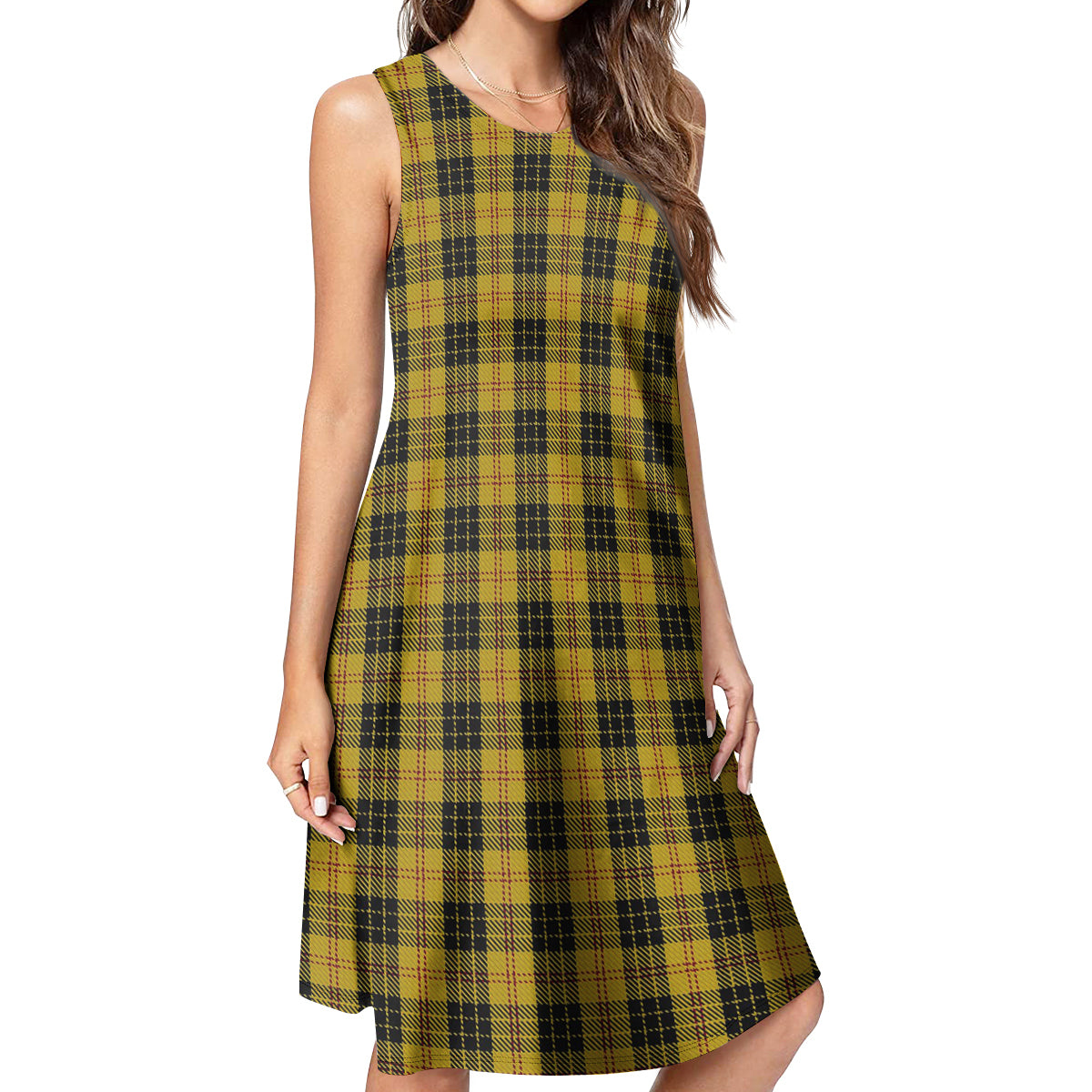 MacLeod Tartan Womens Casual Dresses - Tartanvibesclothing