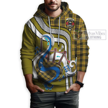 MacLeod Tartan Hoodie with Epic Bagpipe Style