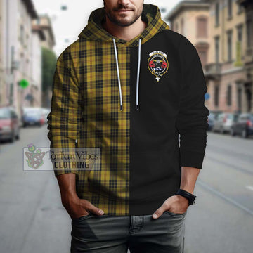 MacLeod Tartan Hoodie with Family Crest and Half Of Me Style