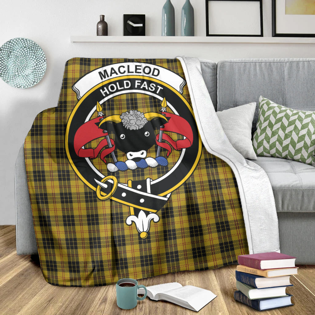 macleod-tartab-blanket-with-family-crest